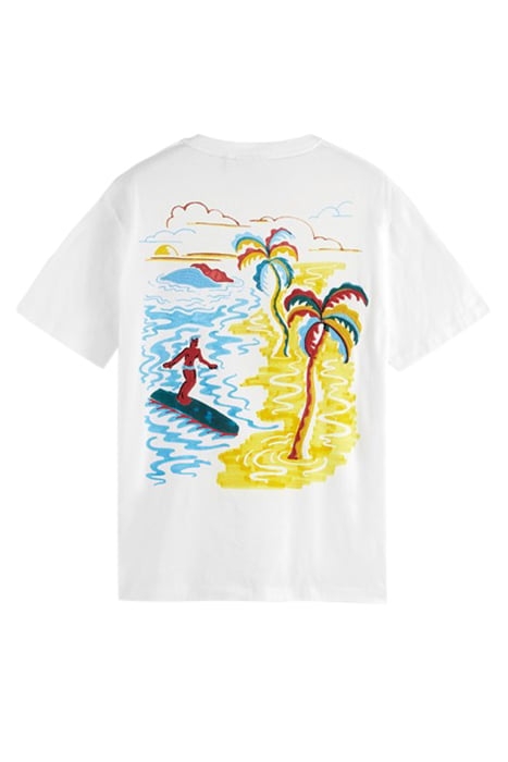 FRONT BACK ARTWORK TEE WHITE 2