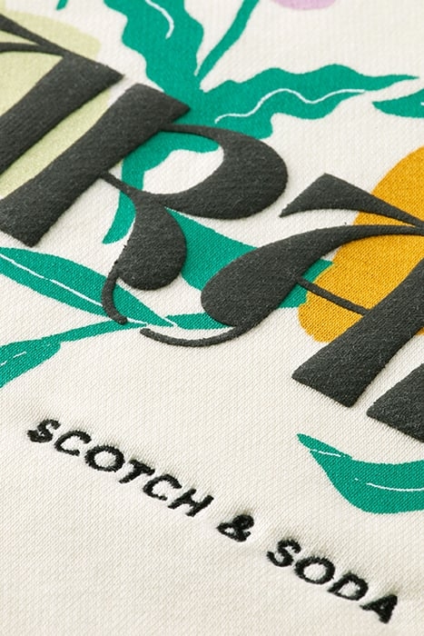 LOOSE FIT CREWNECK SWEATER VANILLA WHITE 3