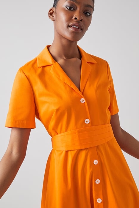 JOPLIN SHIRT DRESS ORANGE 4
