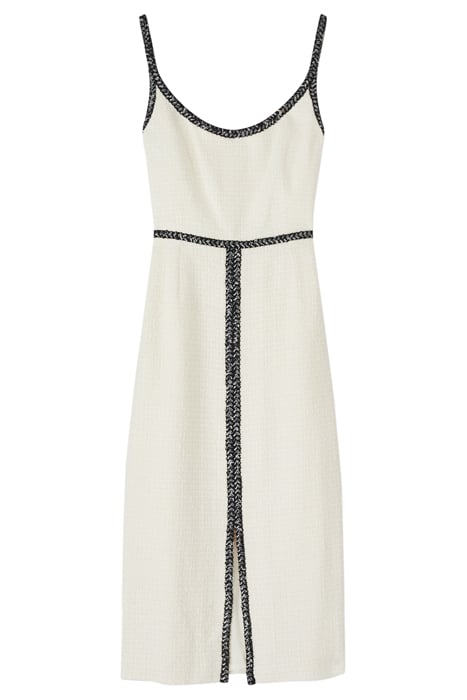 TARA MIDI DRESS CREAM/NAVY 3