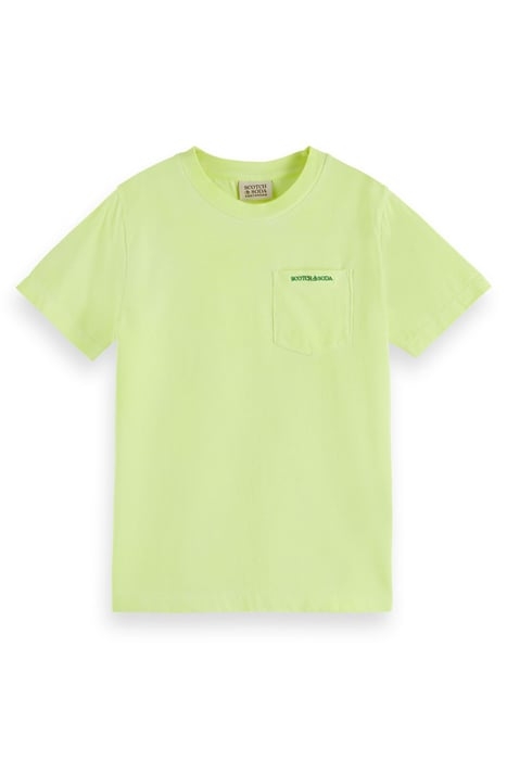 COTTON IN CONVERSION SHORT-SLEEVED GARMENT-DYED T-SHIRT NEON 1