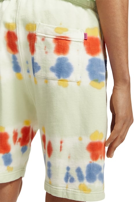 RELAXED TIE-DYE SWEATSHORTS MINT TIE DYE 8