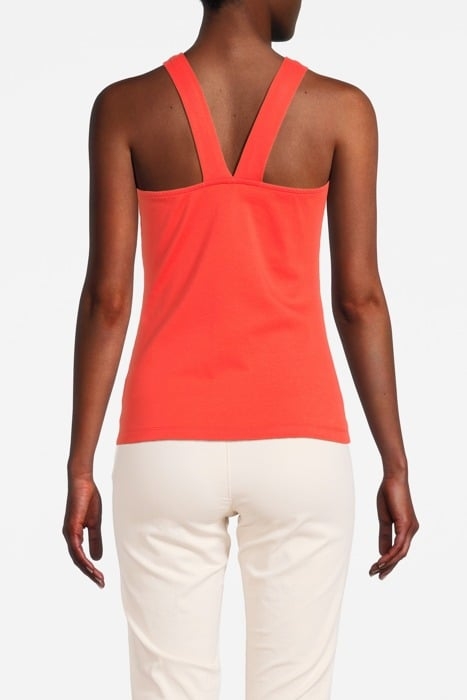 QUINTY: SINGLET INTERLOCK MANDARIN 2