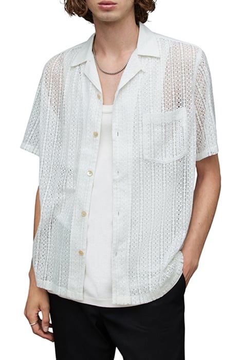 CALA SS SHIRT FOG WHITE 1