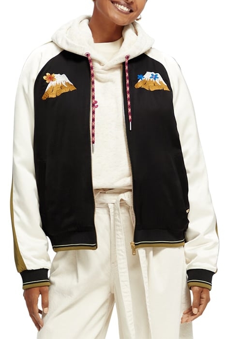 SOUVENIR JACKET IN VISCOSE (ECOVERO™) BLACK 4