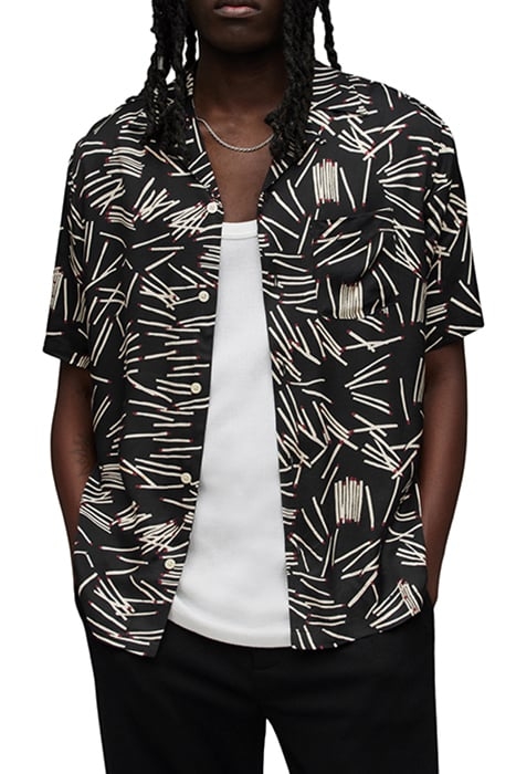 MATCHSTICK SS SHIRT JET BLACK 1