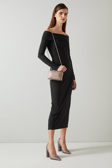 ODA MIDI DRESS BLACK 5