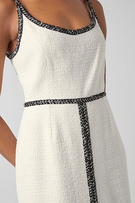 TARA MIDI DRESS CREAM/NAVY 5