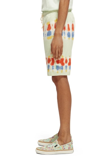 RELAXED TIE-DYE SWEATSHORTS MINT TIE DYE 5