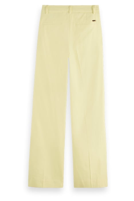 EDIE - HIGH RISE WIDE LEG LINEN SUMMER TROUSERS POPCORN 2