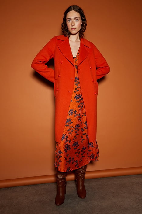 ERIN MIDI DRESS BURNT ORANGE 4
