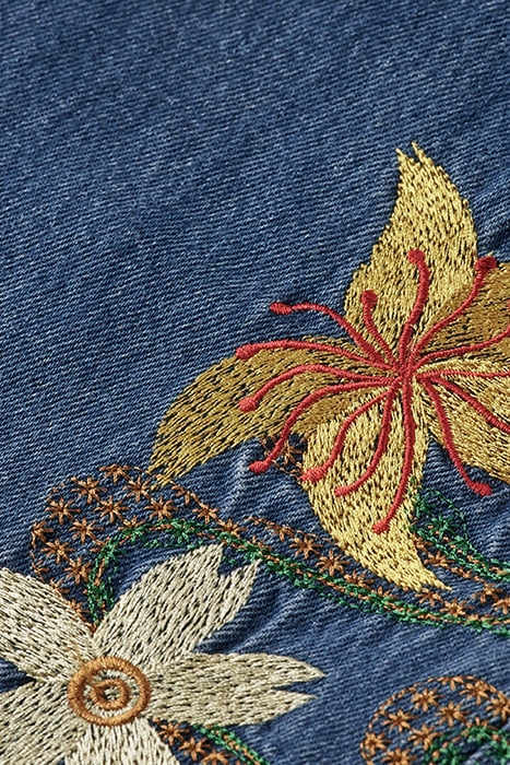 SAKURA THE PIP UTILITY BOYFRIEND CHINO WITH ARTWORKS WASHED 3