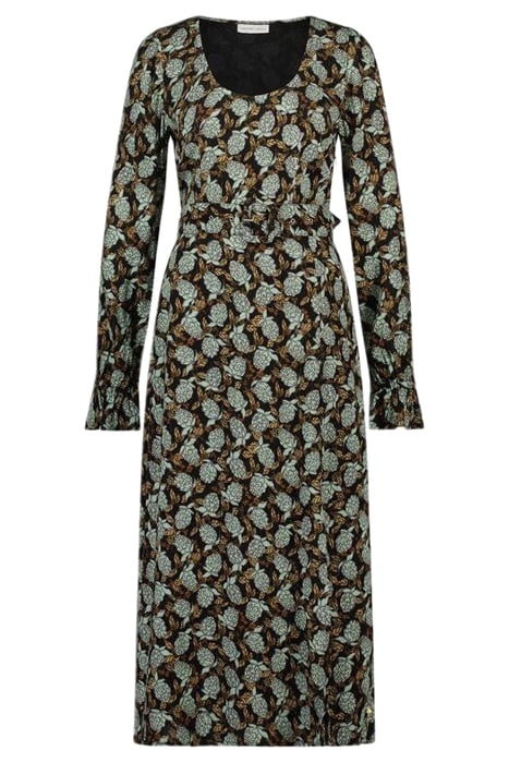 ISABELLA SHORT DRESS BLACK/MISTY MINT 1