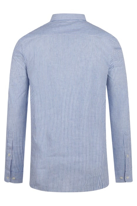 LINEN STRIPE SHIRT LIGHT BLUE 2