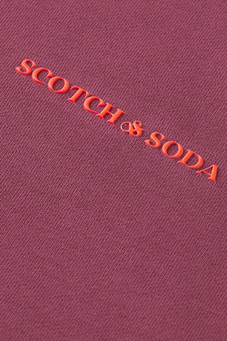 UNISEX CREWNECK SWEATSHIRT IN ORGANIC COTTON DAHLIA 3