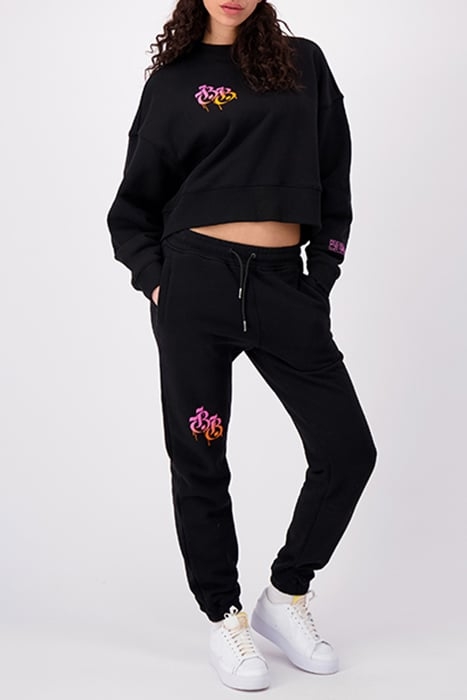 DRIPPING CREWNECK SWEATER BLACK 3
