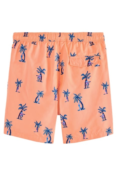 MID LENGTH - PRINTED SWIMSHORT PINK GUITAR AOP 2