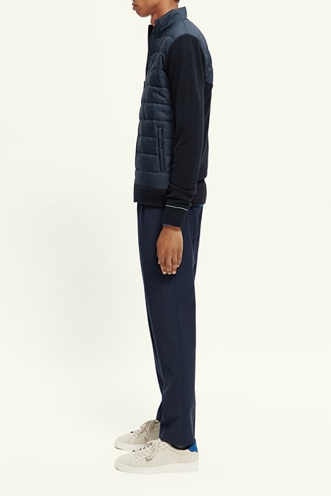 PADDED JACKET WITH KNITTED SLEEVES AND BACK PANEL NIGHT 5