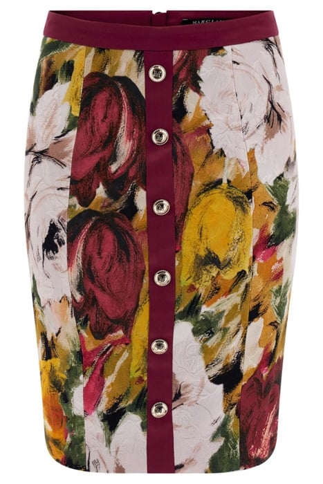AUTUMN GARDEN BROCAD MINI SKIRT PRINT 4