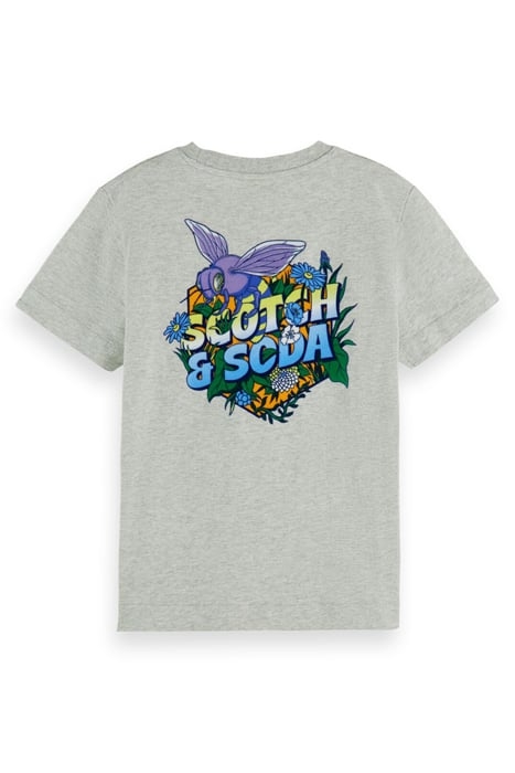 RELAXED-FIT SHORT-SLEEVED ARTWORK T-SHIRT GREY MELANGE 2