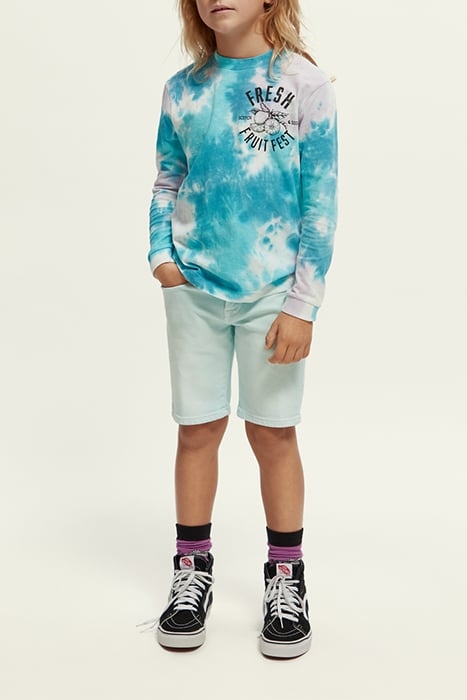 STRUMMER SLIM FIT SHORT — GARMENT DYED COLOURS PISTACHIO 4