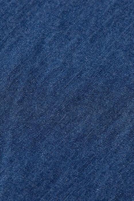 REGULAR-FIT LIGHTWEIGHT DETAIL-TRIMMED INDIGO SHIRT WASHED I 7