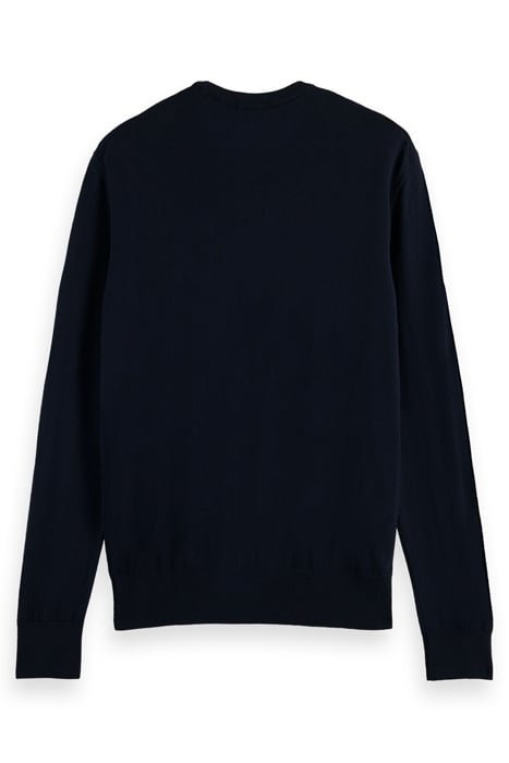 ESSENTIALS - CREWNECK PULLOVER IN MERINO WOOL NIGHT 2