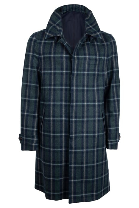 GREEN CHECK RAINCOAT 3