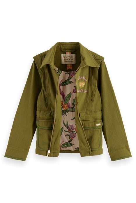 SHOULDER DETAIL FESTIVAL JACKET MILITARY 2
