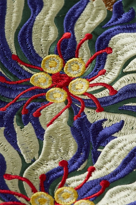 SAKURA SATIN SOUVENIR JACKET MILITARY 8