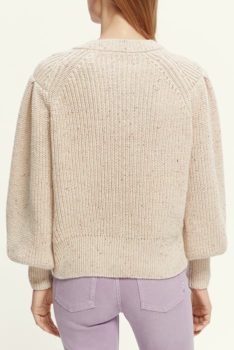 NEPPY YARN PULLOVER WHITE SAND 3