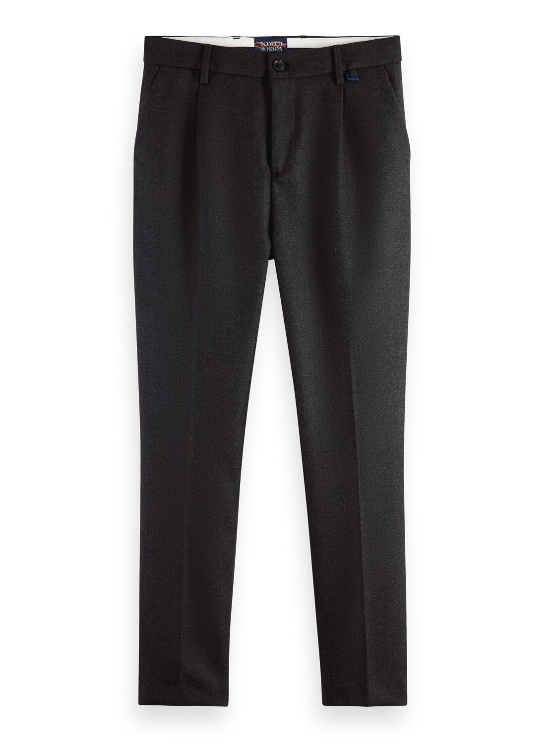 FORMAL PLEAT PANT GREY MELANGE 1