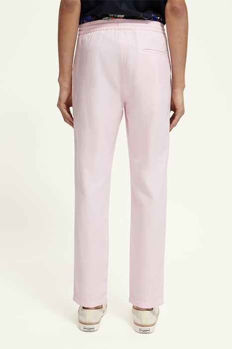 WARREN COTTON/LINEN TWILL JOGGER ROSE 3