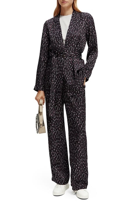 PRINTED DRAPEY BLAZER IKAT RAIN 5