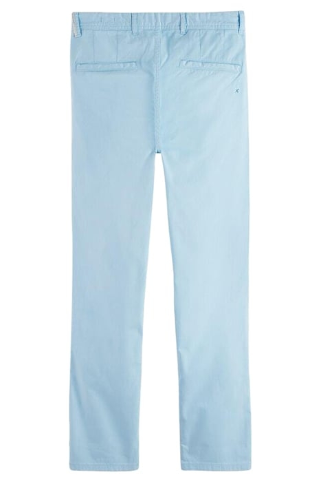 MOTT- GARMENT DYED PIMA COTTON CHINO SEA BLUE 5