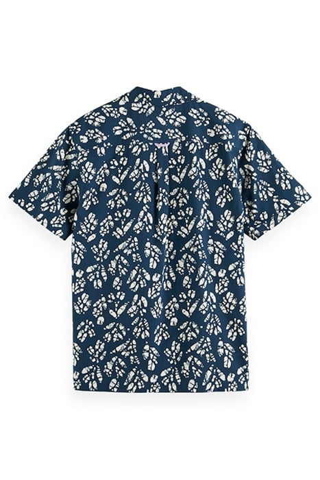 ALLOVER PRINTED SHORT-SLEEVED CAMP SHIRT COMBO D 7