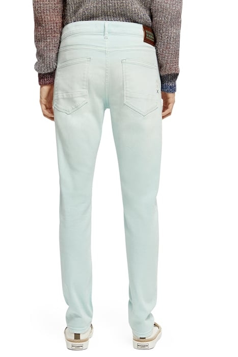 SKIM SKINNY JEANS — GARMENT DYED COLOURS MINT 3