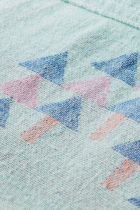 DENIM INSPIRED PREMIUM IKAT JACQUARD OVERSHIRT COMBO A 3