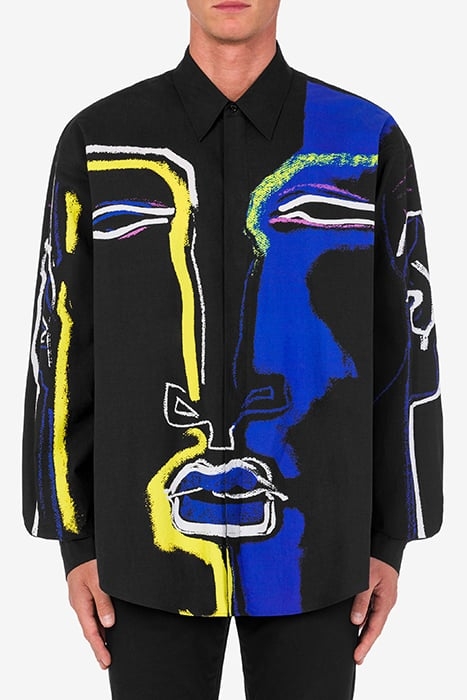 TONY VIRAMONTES ARCHIVE POPLIN SHIRT BLACK 1