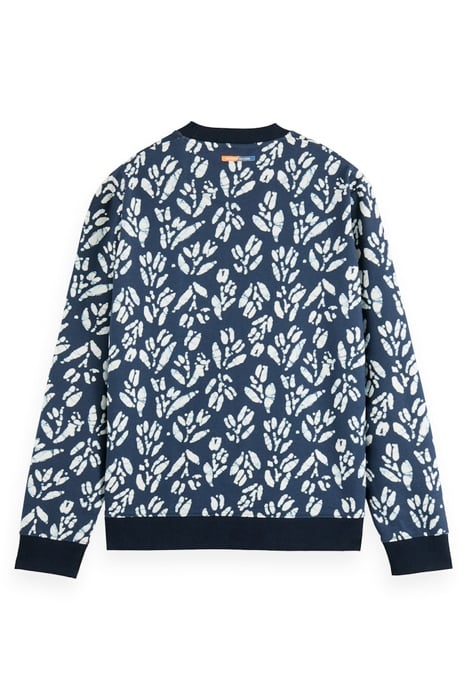 PRINTED CREWNECK FELPA SWEATSHIRT IN ORGANIC COTTON COMBO F 7
