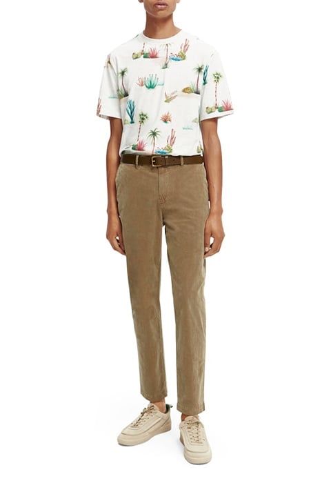 LEATHER BELT WITH PRINTED BACKSIDE KHAKI 3