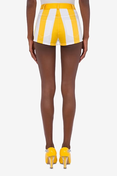 NAUTICAL STRIPED SHORTS YELLOW 2