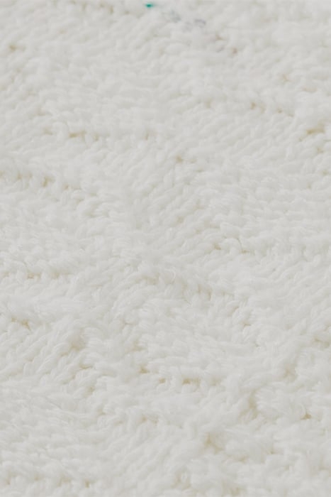 SPACE-DYE YARN STRUCTURED COTTON-BLEND PULLOVER COMBO A 7