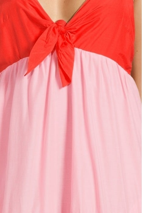 COLOR BLOCK SILK-BLEND MAXI DRESS COMBO Y 5