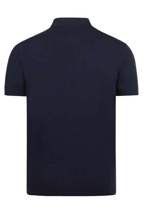 BLOCK STRIPE POLO NAVY 2