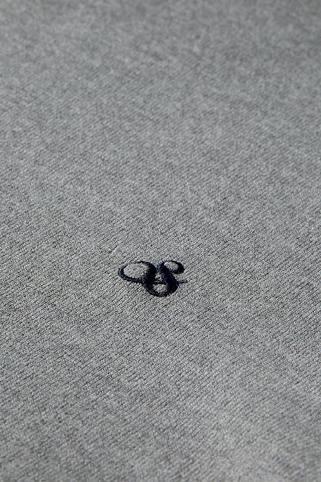 ESSENTIALS - CLASSIC CREWNECK PULLOVER GREY MELANGE 3