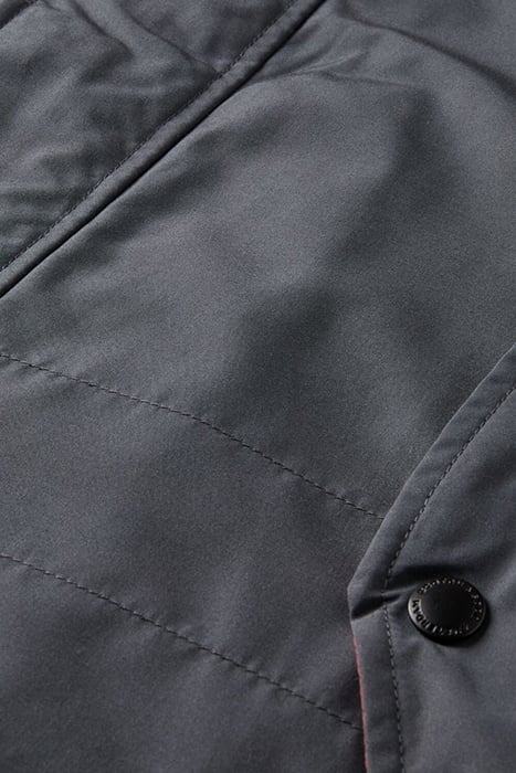 NYLON PARKA WITH DETACHABLE INNER GRAPHITE 4