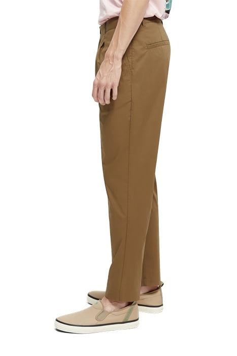 BLAKE - REGULAR SLIM-FIT PLEATED LIGHTWEIGHT POPLIN CHINO KH 5
