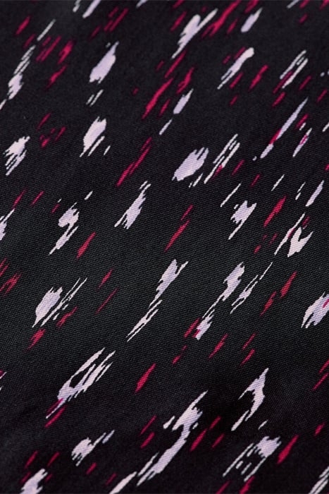 GIA - MID-RISE WIDE LEG PRINTED ELASTICATED TROUSERS IKAT RA 7