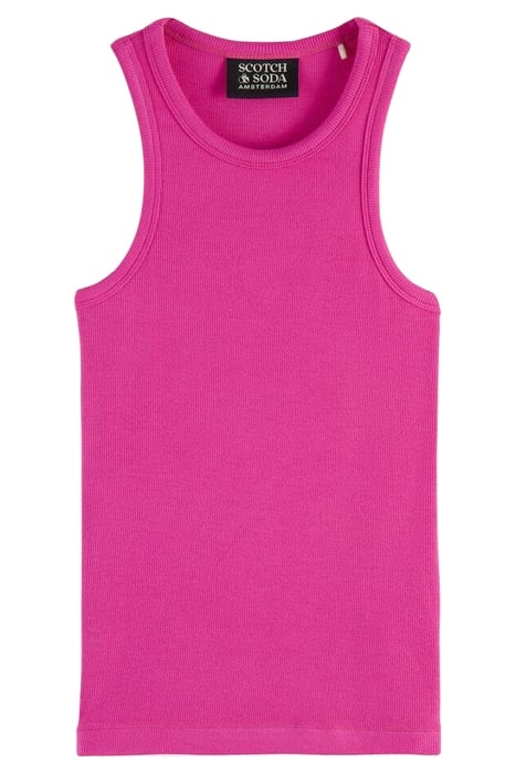RACER BACK TANK FUCHSIA 1